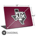 Texas A&M University Black Logo Universal Laptop 16in (13 x 9.4in) Skin